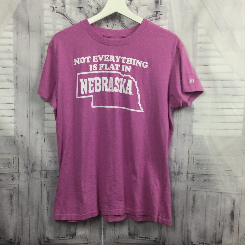 Not Everything Is Flat in Nebraska Tee XL